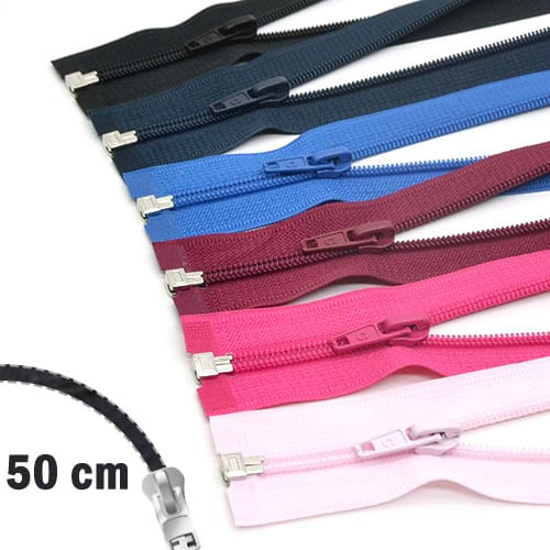 [711] ZIPER DEST DE NYLON 50CM